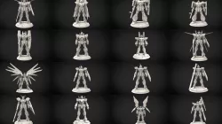  115 Gundam Minature Collection 