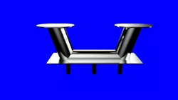 1305 stainless steel mooring bitt for boats and docks
