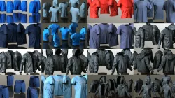 14 Male Sport Casual Clothing Item Collection 
