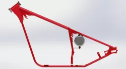 76 HD Chopper Frame