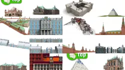 7x the most beautiful palaces in the world 3D Model Collection