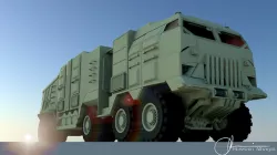 8X8 Military loader design