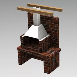 Barbeque roof