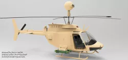 BELL OH-58 kiowa warrior reconnaissance helicopter FARCOPTER