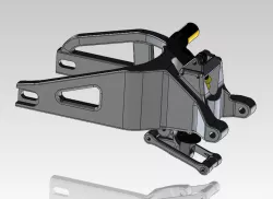 CBR 600 rr 04 swingarm assembly