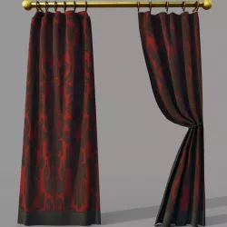 Classic Curtains 3D model