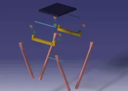 Compact desk
