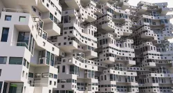 Complex Architectural Building Structure 3D model