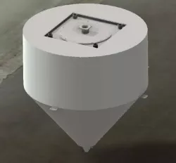 Conical tank 3000 litres, 1900mm diameter