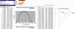 Coping Calculator for large steel pipes in Excel format
