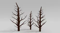 Dead Tree Low-poly  3D model