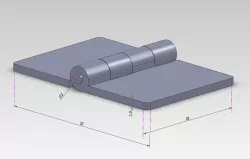 Dennis acrylic hinge request