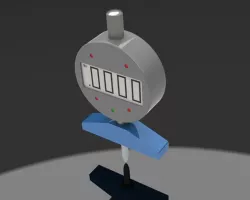 Depth gauge micrometer digital