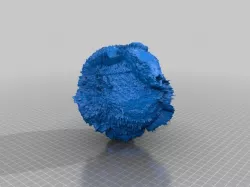 Earth 3D Model in 130,000 Triangles