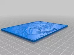 Einstein Big brain Lithopane