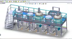Emulsified workshop layout