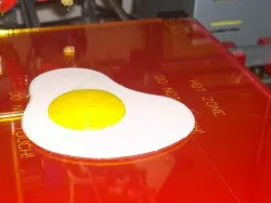 Fried egg - dual extrusion