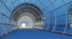Futuristic Architectural Structure 4 3D model