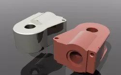 Gas jack top fixation