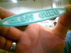 Glass Guru Fridge Magnet