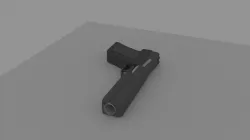 Gun model  3D model