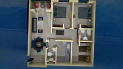 hoom and BED ROOM STAR 3D model