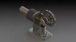 Horizontal Stirling Motor