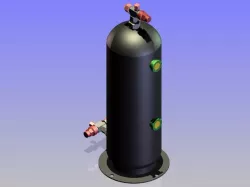 liquid freon receiver