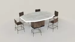 Mavis Dining Table 3D model