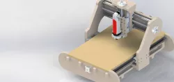 Mini plywood hobby cnc router