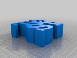 My Customized WORD Sculpture