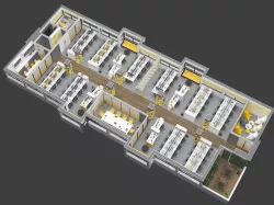 OFFICE 3D FLOORPLAN 3D model