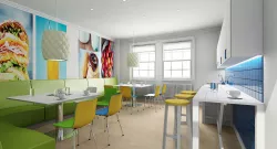 Office Tea Point Interior 3D model