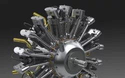 Olsryd 9 cylinder Radial Engine