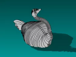 ostrich in serial planes