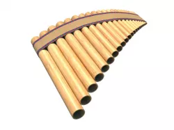 Pan Flute 3D model