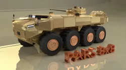 PARS 8X8 Military  military vehicle 3D model
