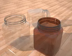 Plastic jar 20cl capacity