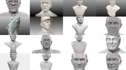 Political portraits mega pack 1 3D Model Collection