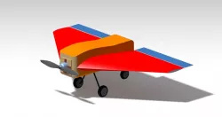 RC controlled delta plane 