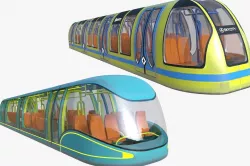 Sci-fi metro trains PBR 3D Model Collection