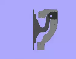Scissor doors hinge