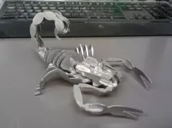 Scorpion, scorpion puzzle, 3d model, puzzle, sheetmetal, woodcraft, metalcraftdesign