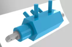 Servo Operated Air Retract Actuator (Air up/Down)