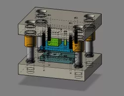 Sheet metal die set