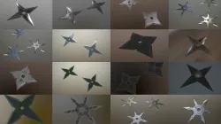 Shurikens 3D Model Collection