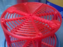 Stackable acetone vapor bath rack