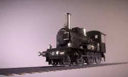 Steam Train 3D model