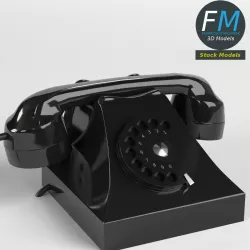 Telephone 3D model