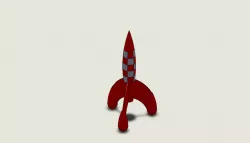 TIN TIN rocket